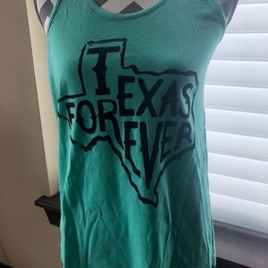 Turquoise “Texas Forever” Tank Top